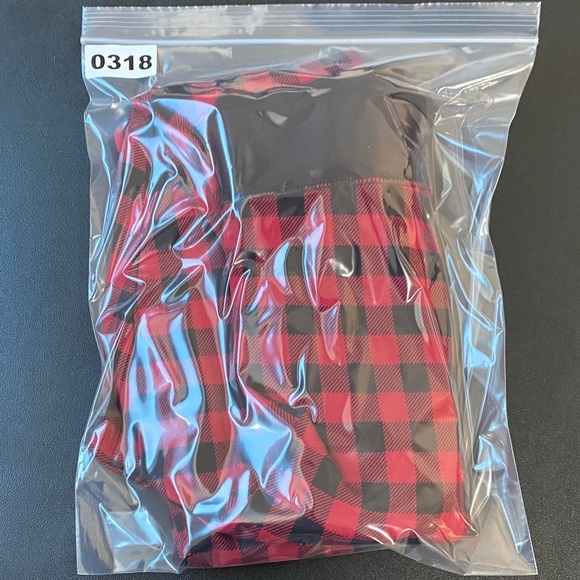 Women’s Red Black Buffalo Check Holiday Pajama Pants Joggers Loungewear Leisure - Picture 5 of 5